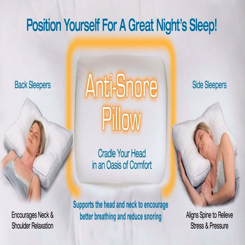 Snoring Pillows Side Sleep Anti Snore Back Sleeping Side Sleeper