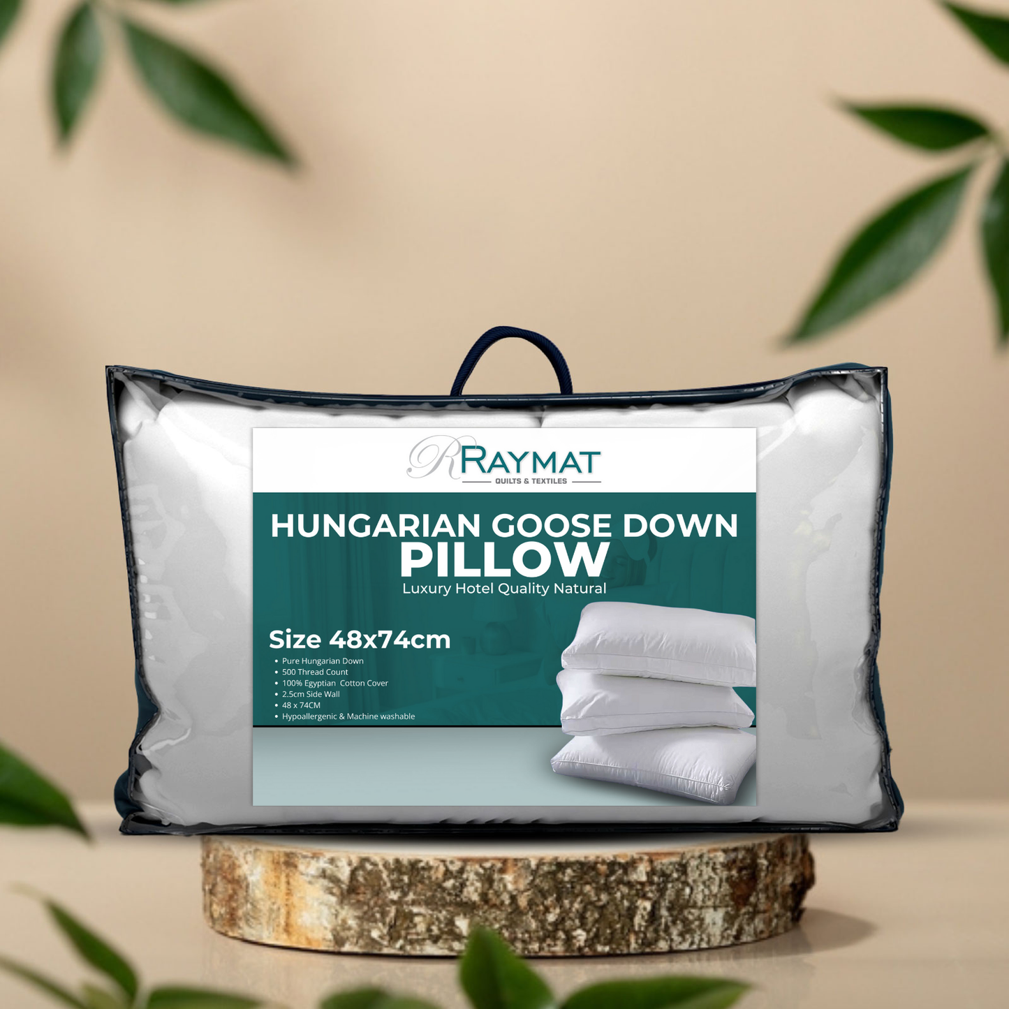 100% Hungarian Goose Down Pillows