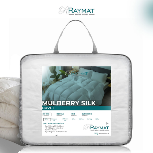 Raymat™ 100% Mulberry Silk 18 Tog Duvet