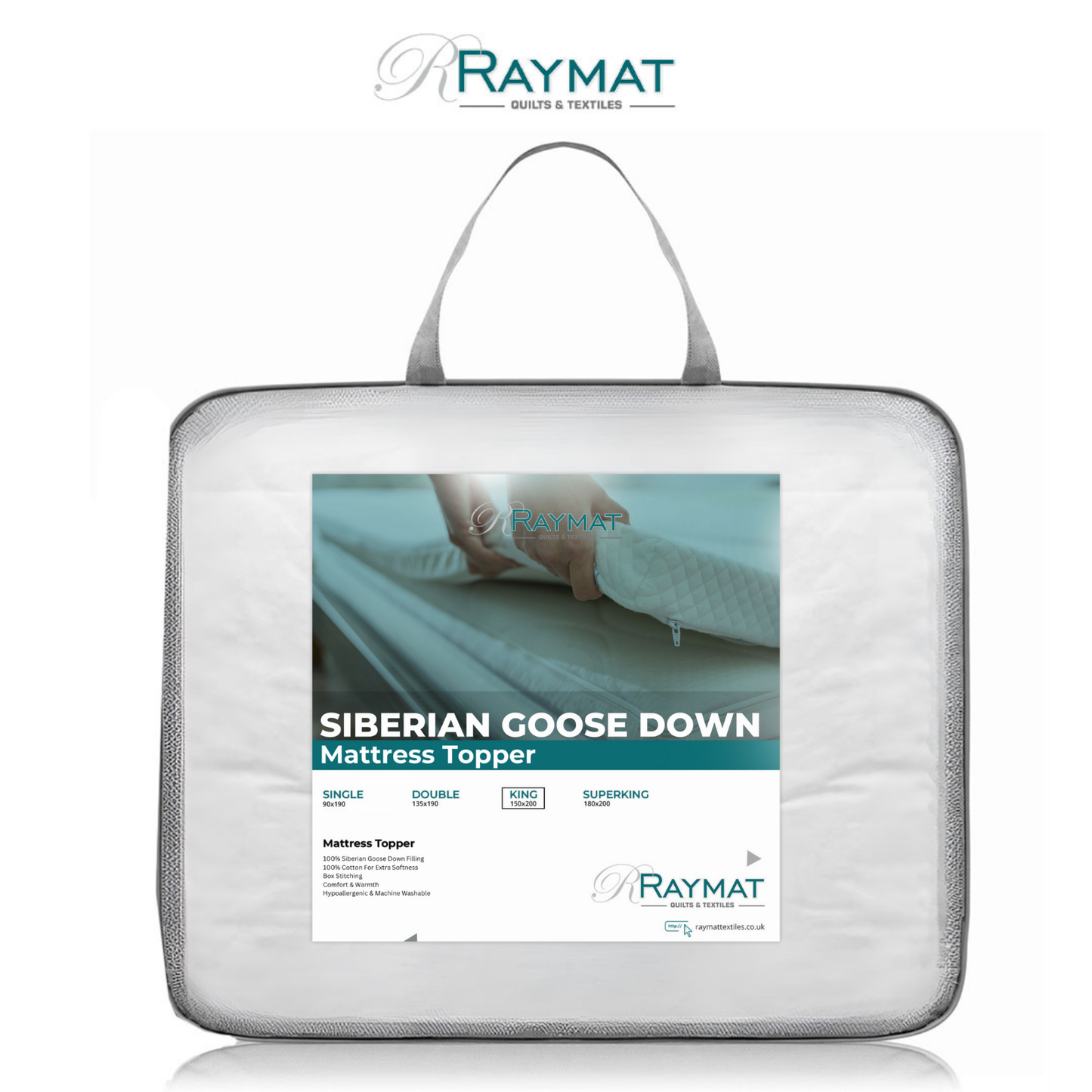 Siberian Goose Down Mattress Topper