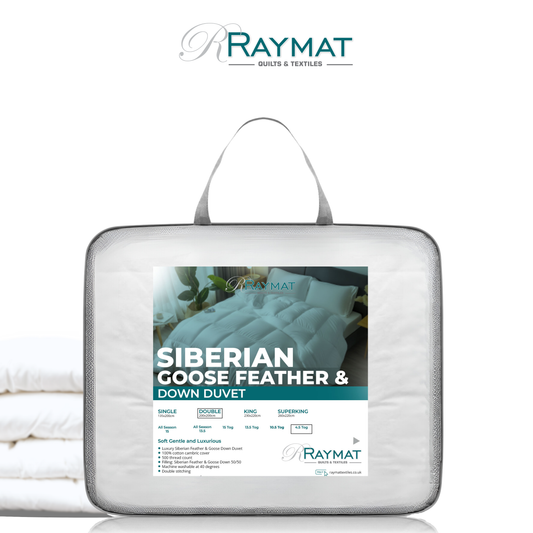 Raymat™ Luxury Siberian Goose Feather & Down Duvet - Double