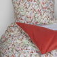 400TC 100% Organic Cotton Percale Duvet Cover Set Pebbles Print