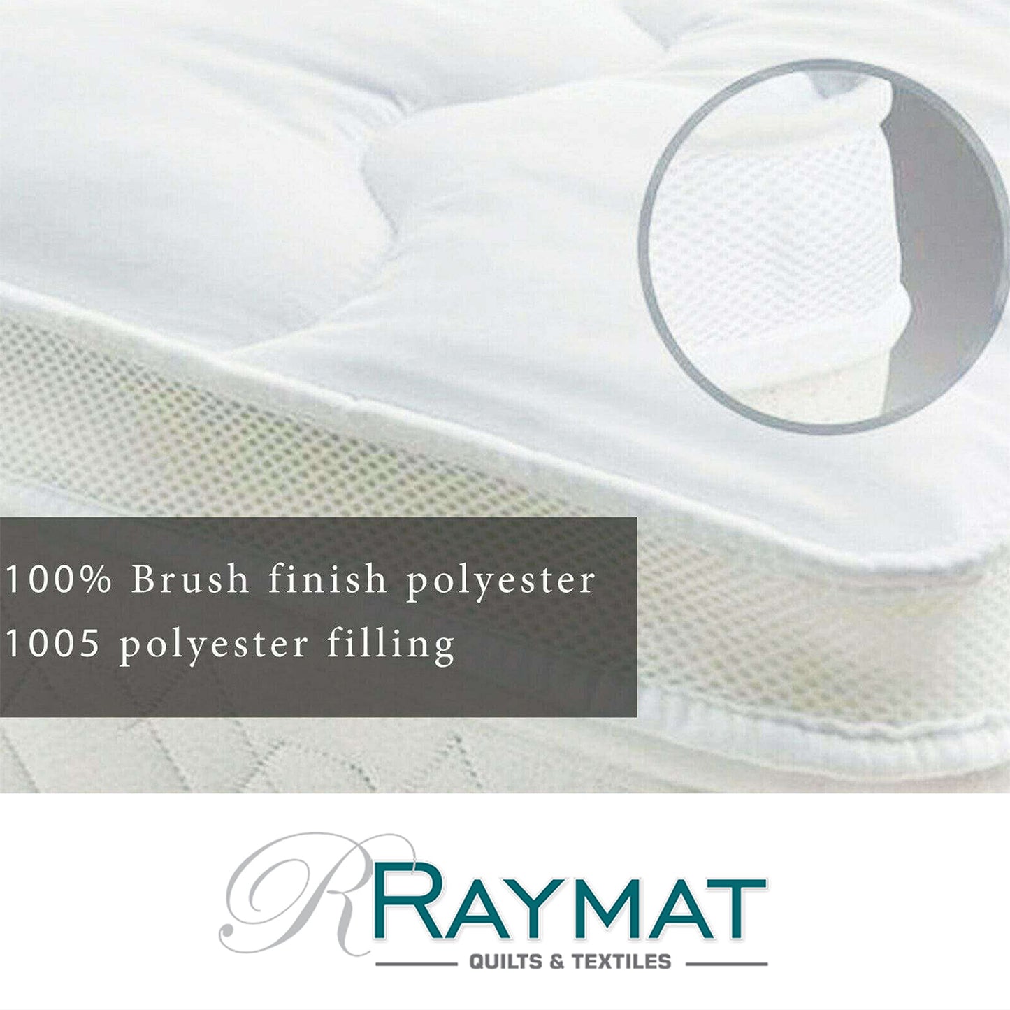 100% Polyester Topper - Airflow Mattress Topper