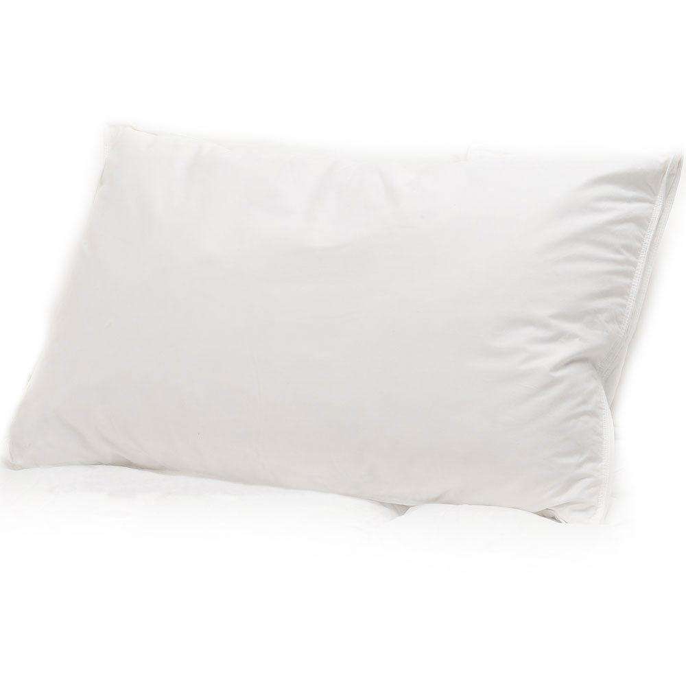 Down bolster outlet pillow